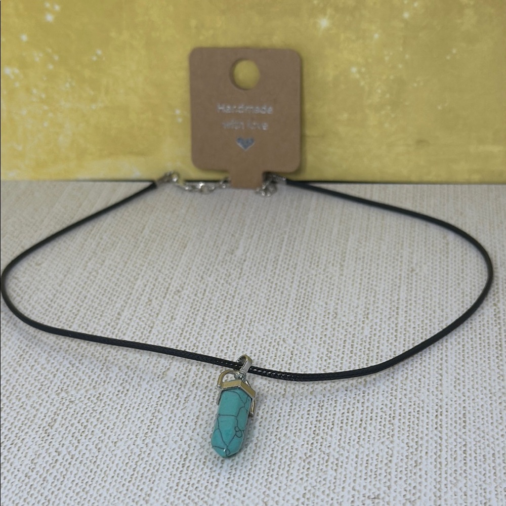 Handmade Turquoise Pendant Necklace